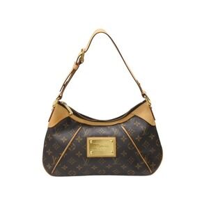 LOUIS VUITTON Monogram Thames Handbag One Shoulder Hobo Bag Brown